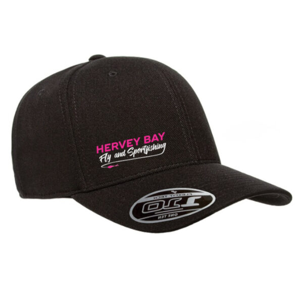 Black Marlin Flexfit Tech cap - Hervey Bay Sportfishing merchandise - fishing gear